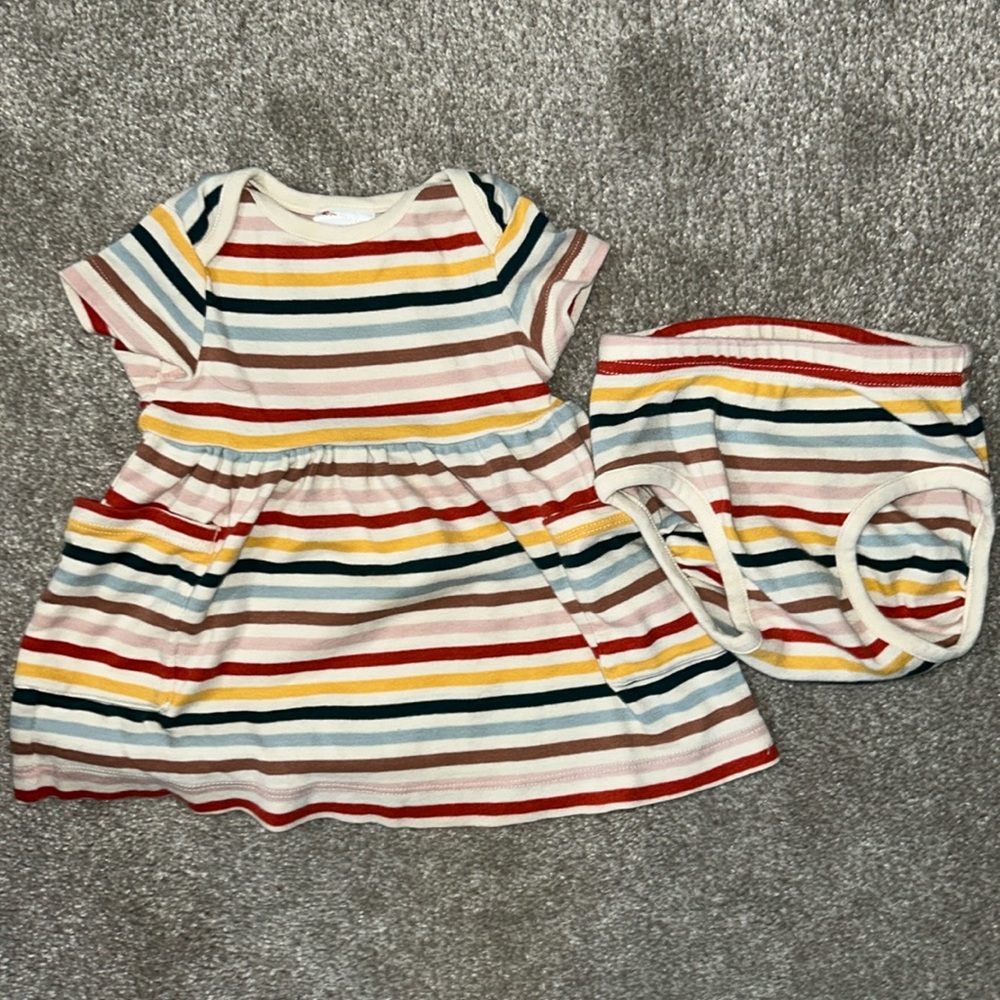 Hanna Andersson Summer suit with bloomers
